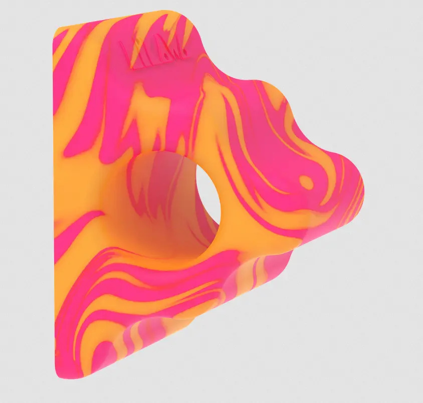 popsockets Wavy Triangle Sunset Swirl  MagSafe PopGrip