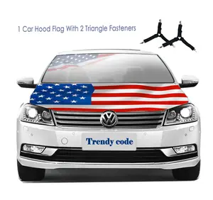 The United States Car Flag Set – 1 American Car Hood Cover (4×5ft) with Triangle Clips | Celebrating America’s 250th Anniversary & Freedom Spirit | Perfect for Memorial Day, Independence Day & Veterans' Day