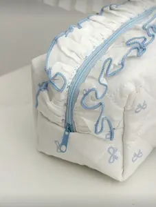 Seaside Bow Makeup Pouch
