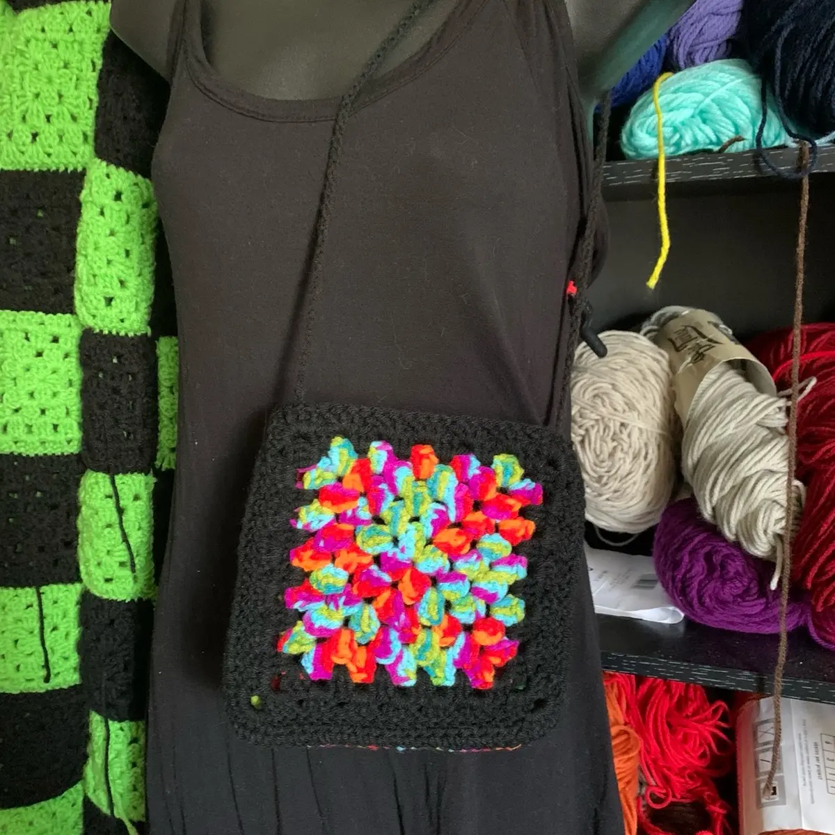 Granny Square Mini Purse for Women - Perfect for Any Occasion