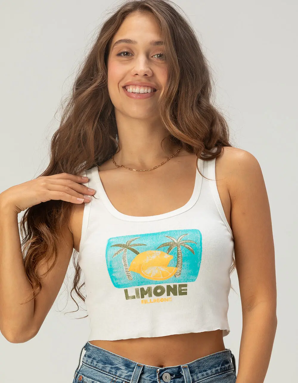 BILLABONG Summer Sweetness Womens Crop Tank Top