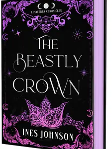 The Beastly Crown Spicy Romantasy Hardback with sprayed edges and decorative chapter headings