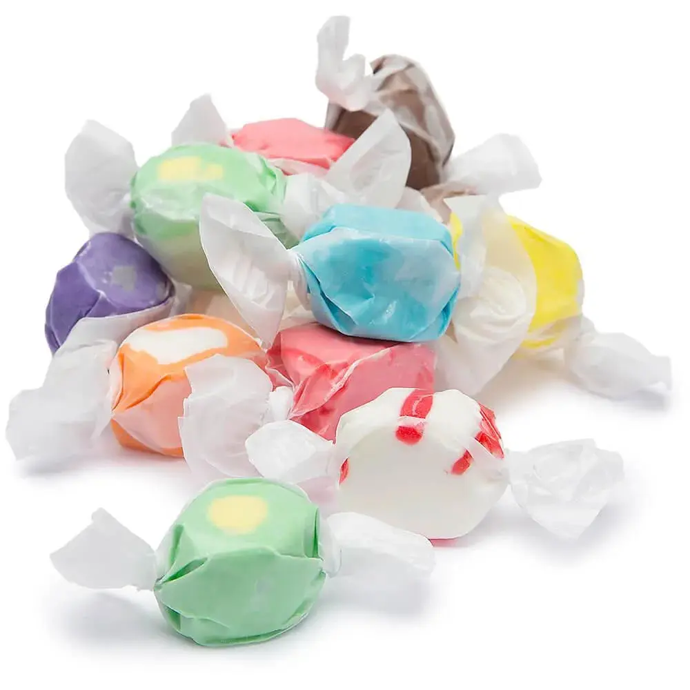 Assorted Salt Water Taffy Candy: 3LB Bag Assorted Salt Water Taffy Candy: 3LB Bag