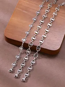 Stainless Steel Four-Leaf Clover Heart Bracelet, Lightweight Versatile Hollow Design, Suitable for Women Daily Wear Party Accessories, Elegant Minimalist Bangle