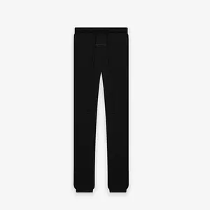Men's Sweatpants Street Style Limo Black Joggers Oversized Fit Cuffed Design for Effortless Urban Look