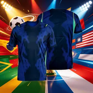 2026 Brazil Away 10#Neymar and 7#VINI 11#Raphinha Short And Long Sleeve Soccer Jersey Fans Versio Breathable