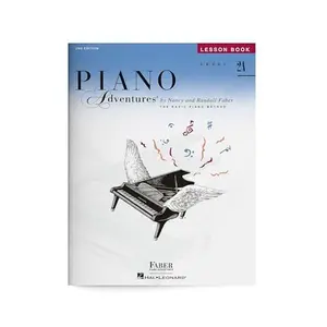 USED-Piano Adventures: Lesson Book - Level 2A, 2nd Edition | Beginner Piano Method | Learn Eighth Notes Chords and Sight Reading | Sheet Music Songbook for Early Learners | Faber Piano Book for Kids by Nancy and Randall Faber (Paperback)