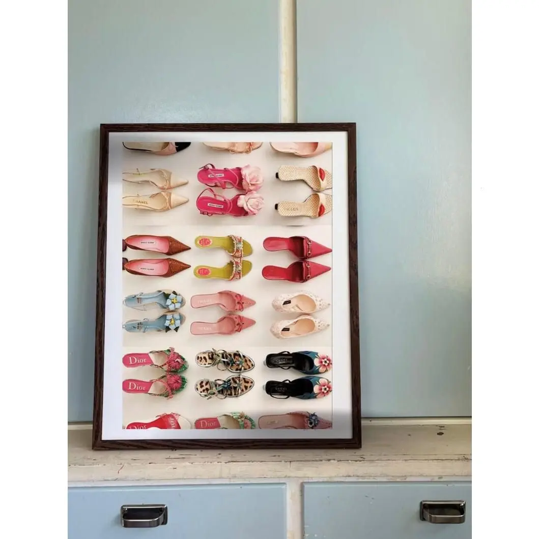 [40% OFF] [UNFRAMED]     Fashion Designer Shoes Poster Dorm Decor Apartment Décor