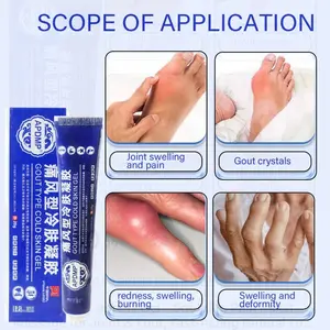 Gout Cold Compress Gel - Soothing Pain Relief Massage for Joint & Foot, Fast-Acting Natural Formula. Perfect Household Solution for Arthritis & Swelling Relief massage oil