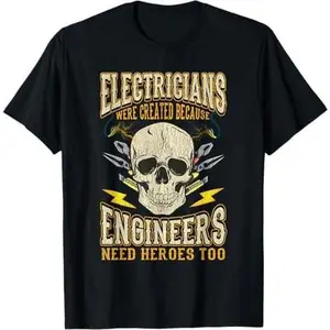 Electrician Funny Humor Occupation Electricians T-Shirt