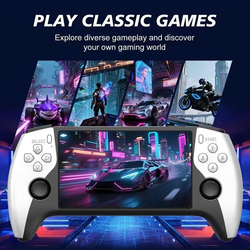 2026 New Sf3500 Upgrade Version Handheld Game Console, 5 Inch IPS Full-HD Screen, 3000mah Long-Lasting Battery, Ideal for Gaming Enthusiasts