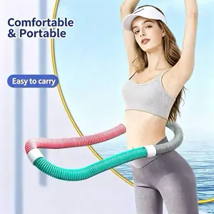 Flexible Spring Hula Hoop, Comfortable & Durable, Low-Noise Workout Tool for Home Use