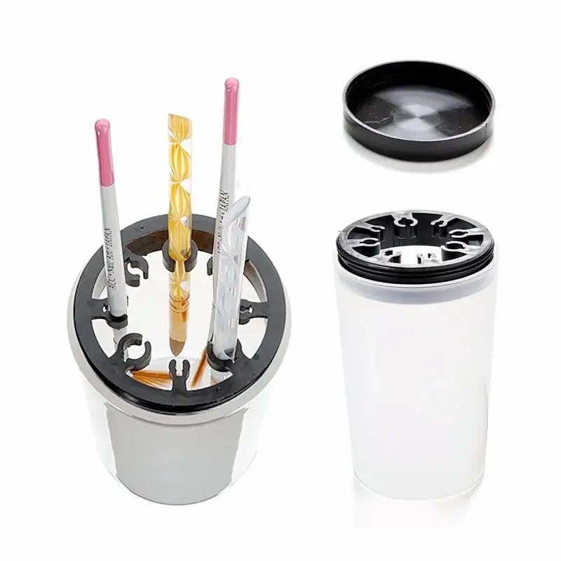 VASO Nail Brush Cleaner, Professional Home Nail Art Tool for Brush Cleaning