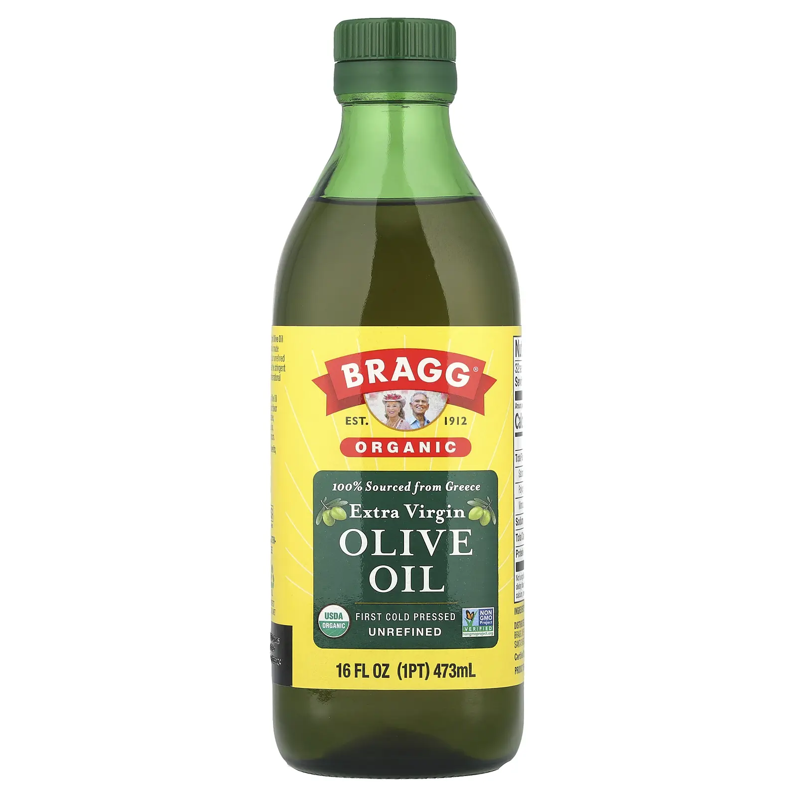Bragg Organic Extra Virgin Olive Oil, 16 fl oz (473 ml) Bragg Organic Extra Virgin Olive Oil, 16 fl oz (473 ml)