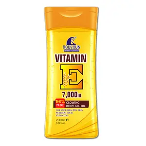 200ML Roushun VITAMIN E Body OIL Essential oil moisturizing emollient oil for men and women body oil moisturizing body oil hydrating care all seasons travel portable for Body, Face, Hand, Lip, Eye,travel