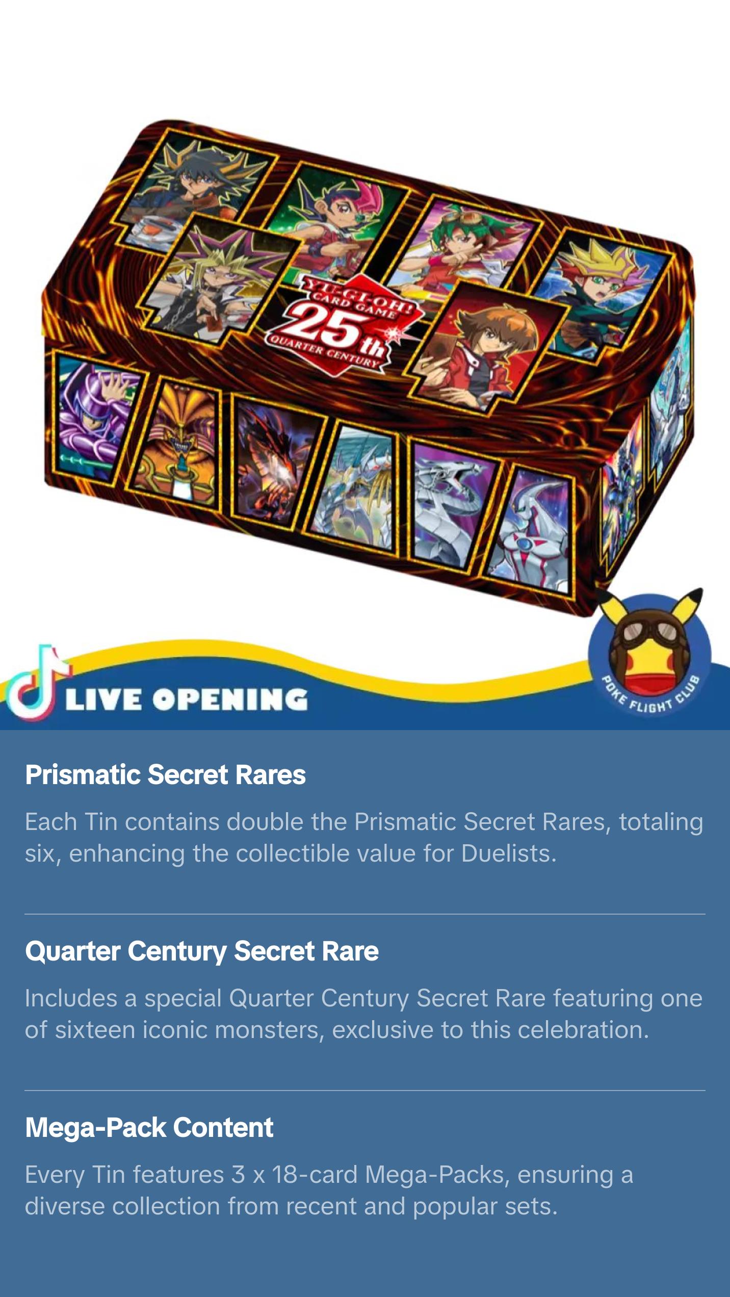 Yu-Gi-Oh! 25th Anniversary Tin: Dueling Heroes English