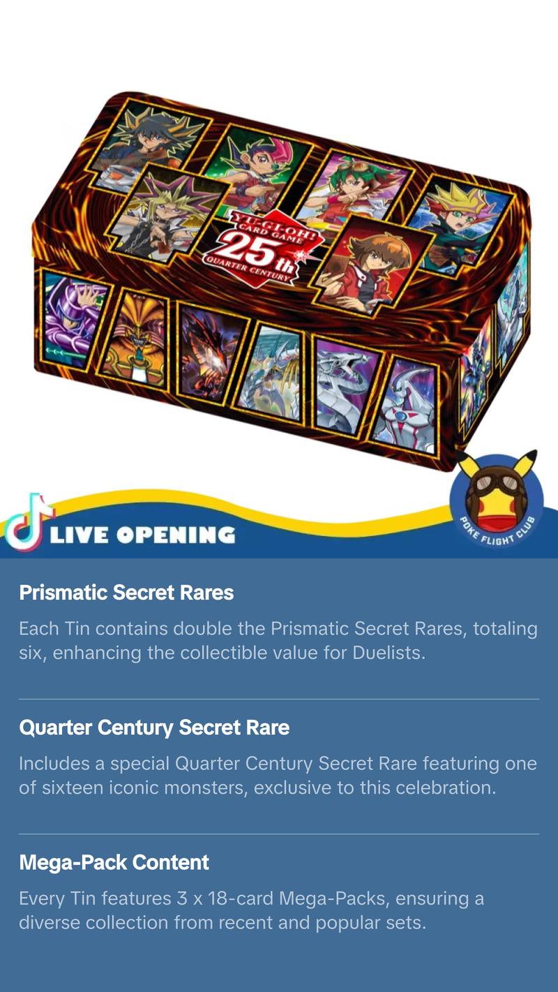 Yu-Gi-Oh! 25th Anniversary Tin: Dueling Heroes English