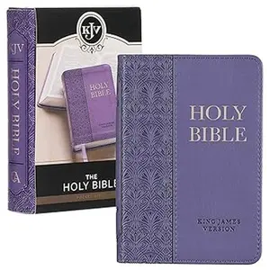 KJV Holy Bible, Mini Pocket Size, Faux Leather Red Letter Edition - Ribbon Marker, King James Version