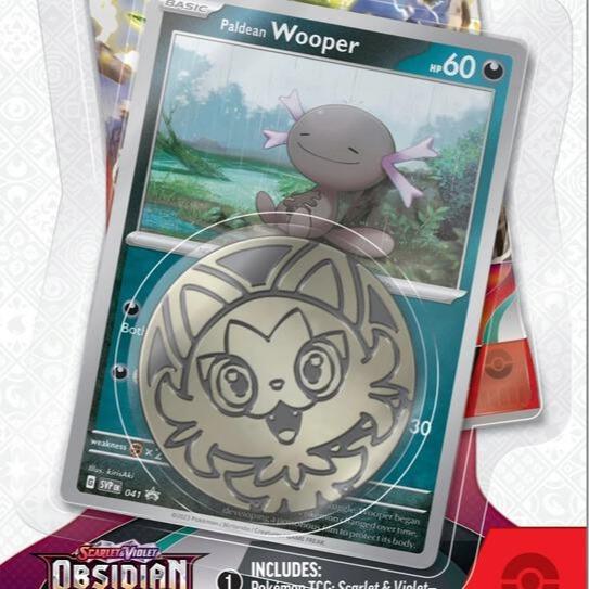 Obsidian Flame Checklane Blister with Booster Pack, Coin, and Promotional Card