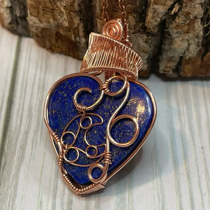 Night Sky Lapis Lazuli Copper Necklace