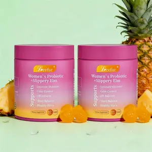 Comprehensive Ladies Intimate Defense Gummies, Probiotics Block Bad Bacteria, Slippery Elm Relieve Dryness, Prebiotics Boost Digestive Function