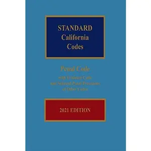 USED-Matthew Bender Standard California Codes: Penal Code with Evidence Code 2021 Hardbound Edition by LexisNexis Publisher's Editorial Staff (Unknown)