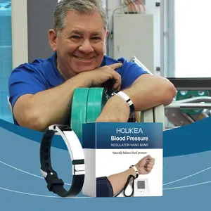 Health-Guard Ion-Bangle for Abdomen Tightening Thighs Relief Dizziness Discomfort with Titanium Steel & Silicone Unisex Ionic Bracelet