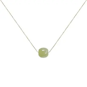 Natural Hetian Jade Necklace