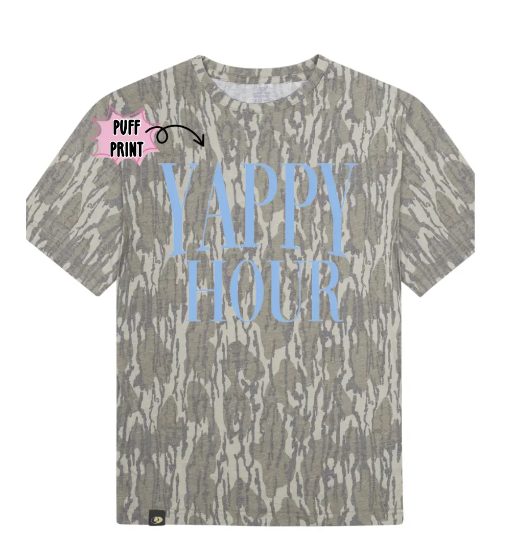 Yappy Hour Puff Print Tank or T-shirt for women