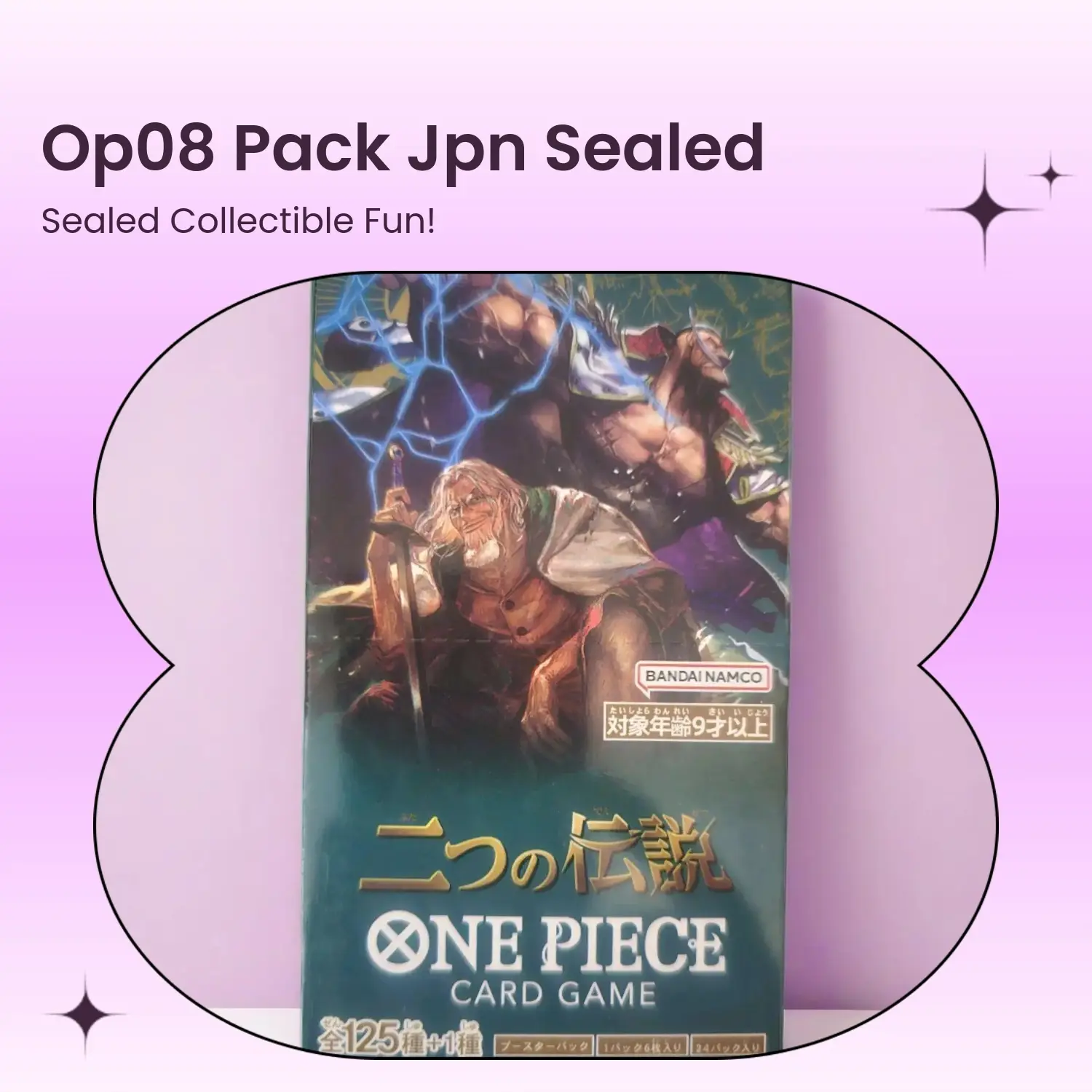 One Piece OP08 PACK JPN Factory Sealed Trading Card Collectibles Japanese Trading Cards Premium Booster Pack Base Booster Pack