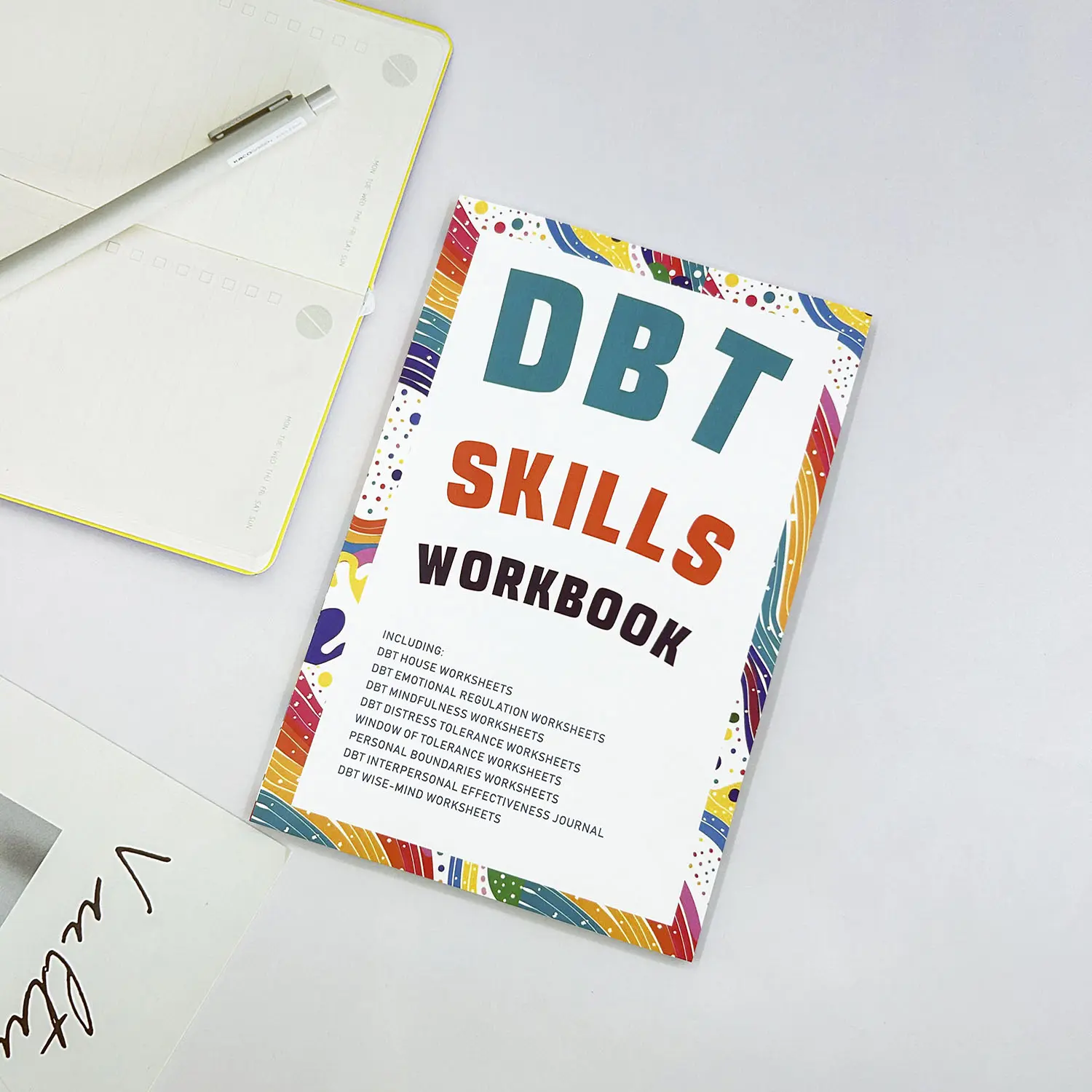 A5 Dbt Skills Workbook, Emotion Regulation Techniques, Mental Health Relaxation Exercises, Interpersonal Effectiveness Journal, Build Personal Boundaries