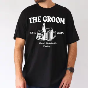 The Groom And The Best Man Party Shirt, The Groomsmen T-shirt, Bachelorette Party Sweatshirt, Wedding Party Man Hoodie, Groom's Friends Tees