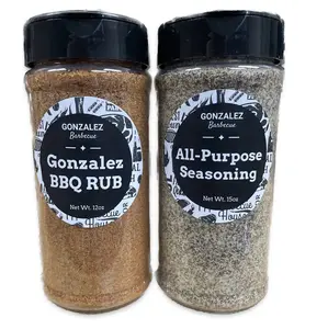 Gonzalez BBQ Rub & All Purpose Seasoning Spice Bottle Bundle