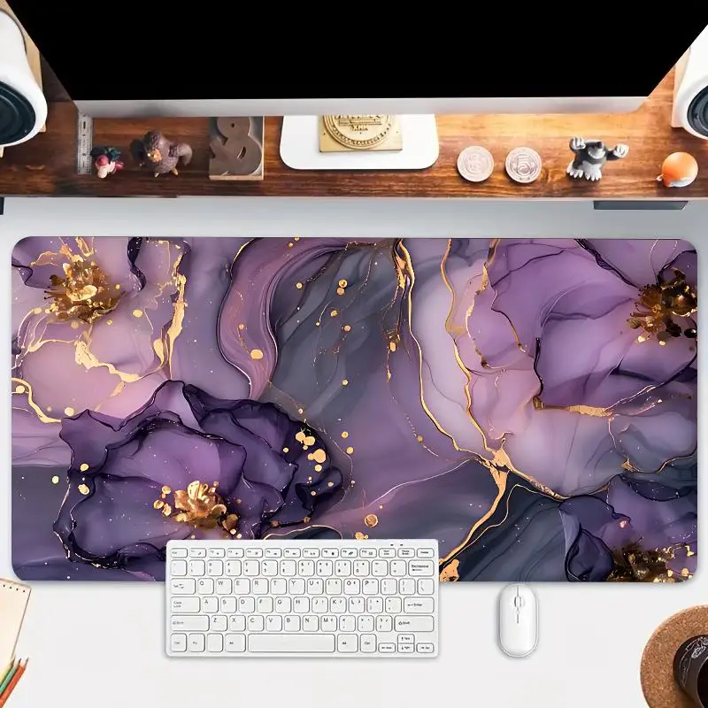 Oil Painting Pattern Extended Mouse Pad, 1 Count Large Gaming Mouse Pad, Non-slip Personalized Mouse Pad For Home Office Desk, Work Desktop Accessorie