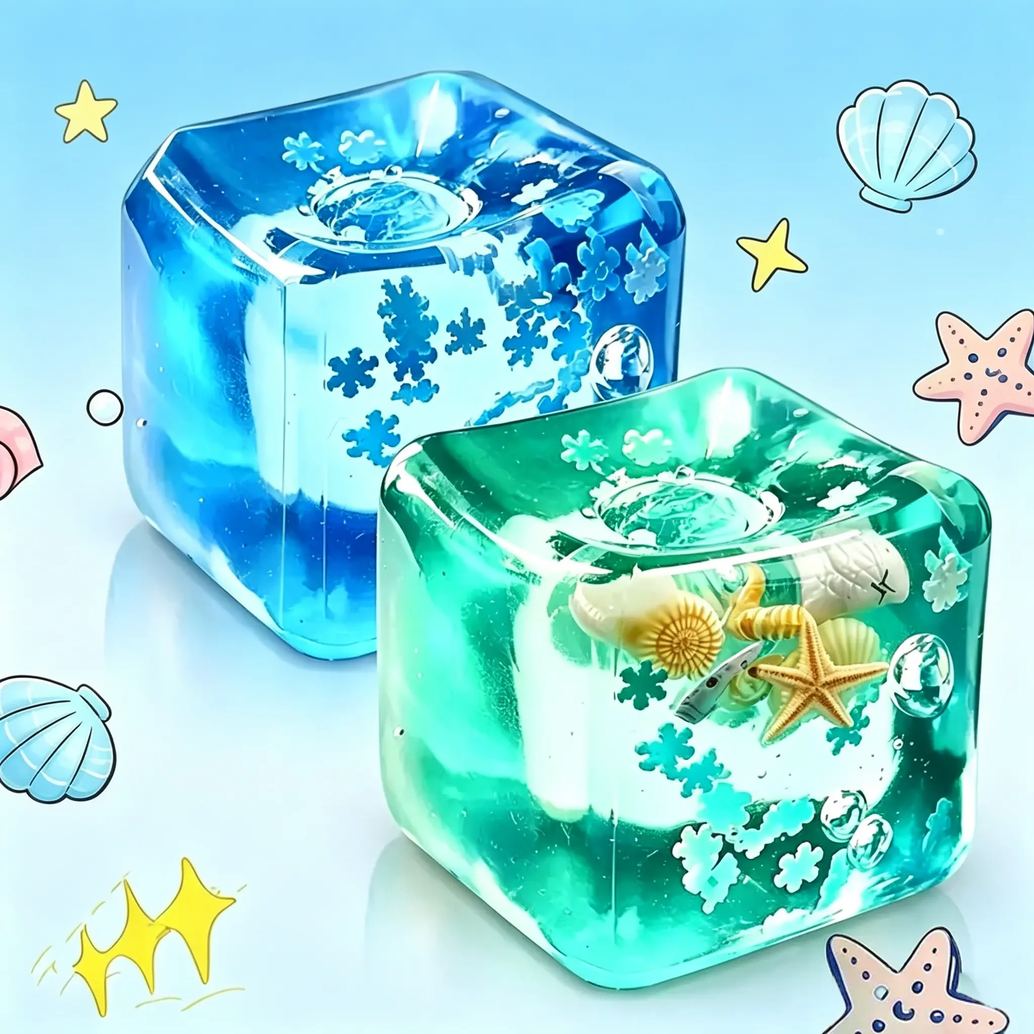 New 3D Cartoon Stress Relief Toy, Realistic Cube Squeeze Toy, Infinite Stress Relief for Anxiety & Fidget Relief, Perfect Decompression Squeeze Toy, Valentine’s Day & Easter Gifts for Kids to Exchange