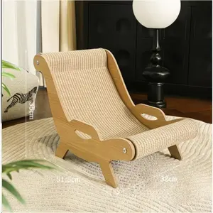 Durable Cat Scratching Board, Non-Shedding Cat Bed, Natural Ropes and Lounge Chair for Cats, Scratch Resistant Sofa Mat