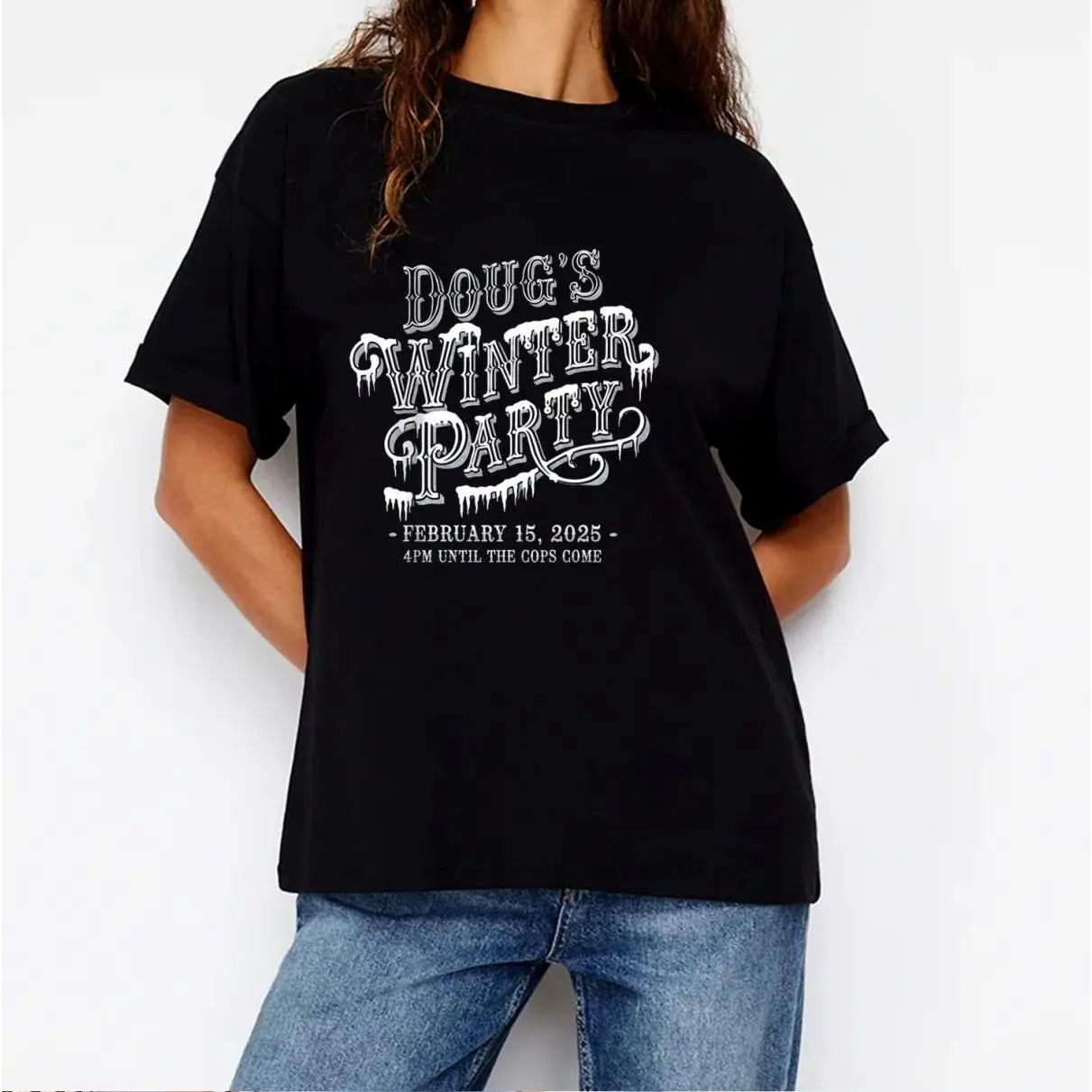 Doug party tshirt, Doug trend tee, Doug's winter party, Doug's invitation party ,funny dad gift, Graphic Shirt, Fun and