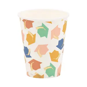 PASTEL GRADUATION CAP CUPS