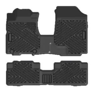 Garvee Heavy Duty Waterproof Floor Mats for 2007-2011 Honda CRV - Anti-Skid, Black Full Set Floor Liners for Complete Vehicle Protection