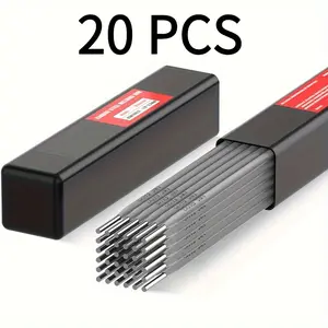 Arc Soul 20pcs Aws E6013 Welding Rod, Carbon Steel Welding Rod 3/32-Inch Diameter 2.5mm, Electrode Coated Rutile, Durable & Reliable