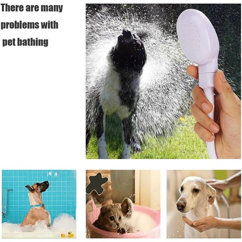 Sink Spray Rubber Hose,Portable Sink hose Attachment for Faucet,Hand Held Shower Head Sprayer for Bathing Baby,Pets,Washing Hair,Rinsing Vegetables Dog Wash Sprayer (A-white)