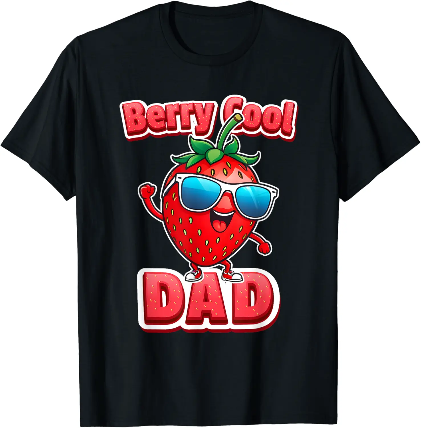 Berry Cool Dad - Funny Strawberry DAB T-Shirt - Andrewzhang Shop 71B0D4JGBCJP