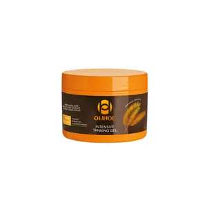 Brown Tanning Gel Tanning Cream,Tanning Accelerator Cream, Soft Brown Intensive Tanning Luxe Gel, Tanning Cream for Sunbeds & Outdoor Sun,Hydrating Intensive Tanning Gel Body Care
