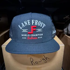 Lane Frost Tough Logo Ball Cap Embroidered Trucker Cap Custom Embroidery Design, Perfect Gift for Him or Her, Daily Wear