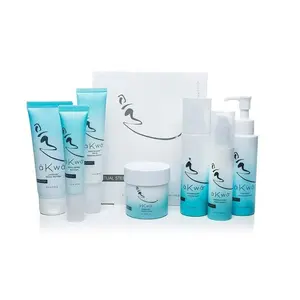 4Life aKwä Korean Skincare Full Facial Kit - 30-Day Supply with Cleanser, Mask, Toner, Essence, Eye Cream, Sheet Mask, Moisture Cream, Sunscreen & Guide