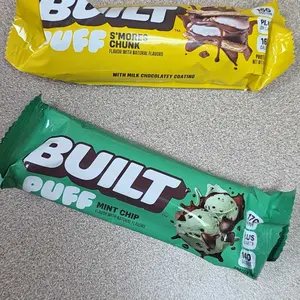 S'mores Chunk, BUILT Puff Protein Bar, Protein Packed Snack, 160 calories, 12 Count Box