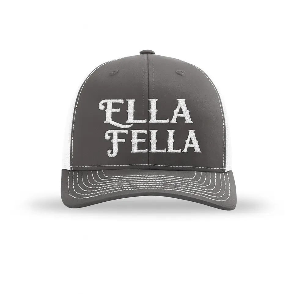Ella Fella Embroidered Cap — Richardson 112 - TikTok Shop