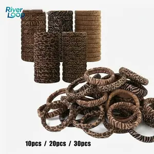 Leopard Pattern Hair Tie, Soft Elastic Hair Tie, Hair Accessories for Women & Girls, Suitable for Thick Hair, Ponytail Holder, Scrunchies, mothers day gift, mothers day gift ideas