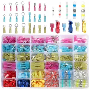 Heat shrink wire connector kit for marine grade electrical connectors