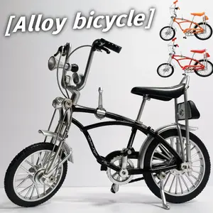 Vintage-Inspired Alloy Bicycle Model - Perfect for Home Decor, Autumn Festival & Holiday season Gifts